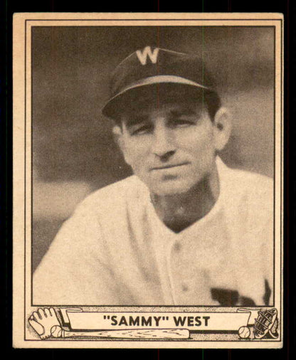 1940 Play Ball #022 Sam West Senators VG-EX/EX 533631