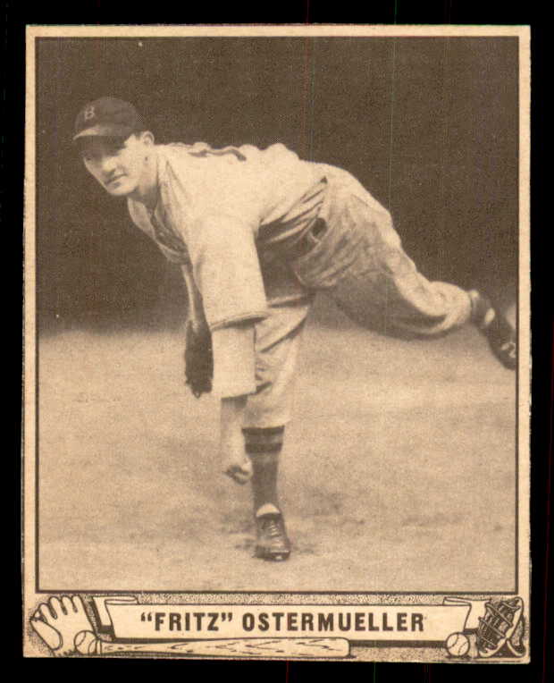 1940 Play Ball #033 Fritz Ostermueller Red Sox Good trimmed 533636