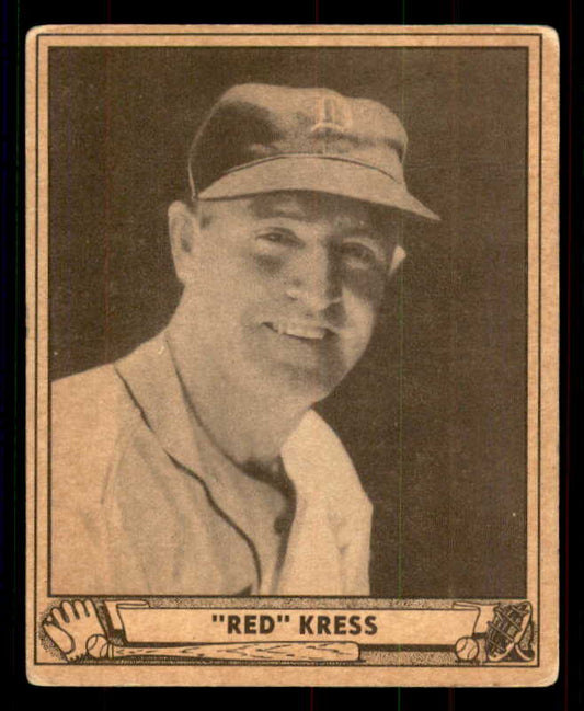 1940 Play Ball #045 Red Kress Tigers GD-VG 533641