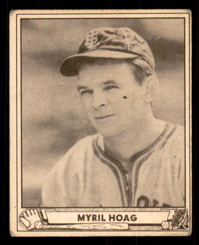 1940 Play Ball #052 Myril Hoag Browns VG/VG-EX 533644