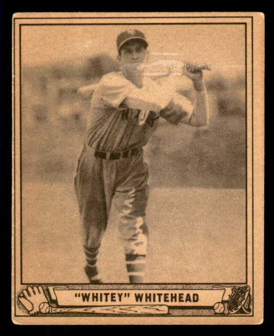 1940 Play Ball #092 Burgess Whitehead Giants VG 533667