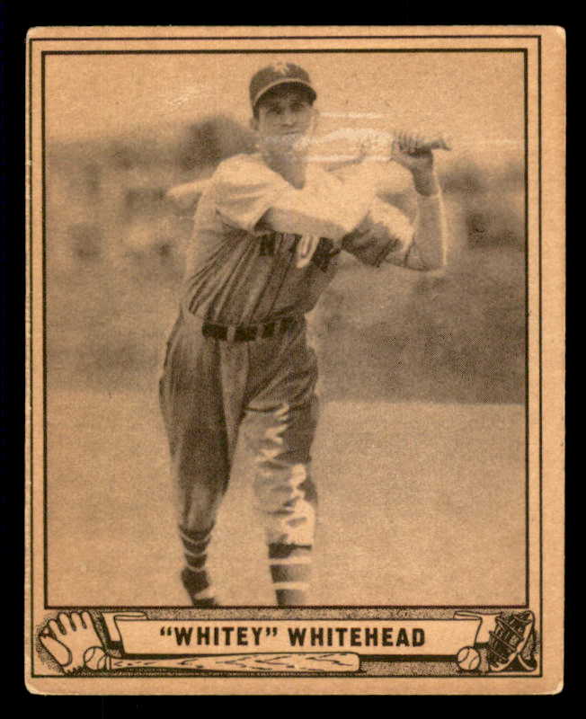 1940 Play Ball #092 Burgess Whitehead Giants VG 533667