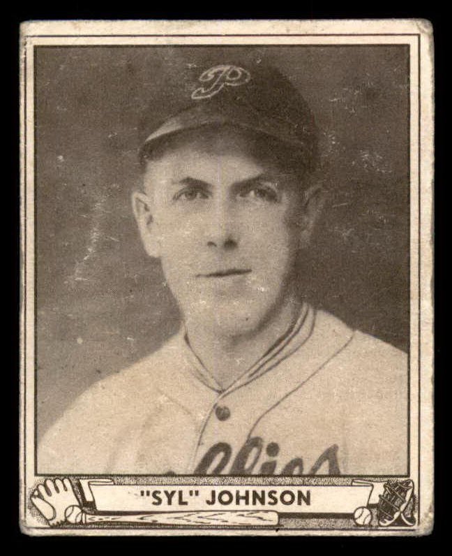 1940 Play Ball #099 Syl Johnson Phillies GD-VG scuff back 533671