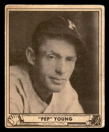 1940 Play Ball #106 Pep Young Pirates VG/VG-EX 533675
