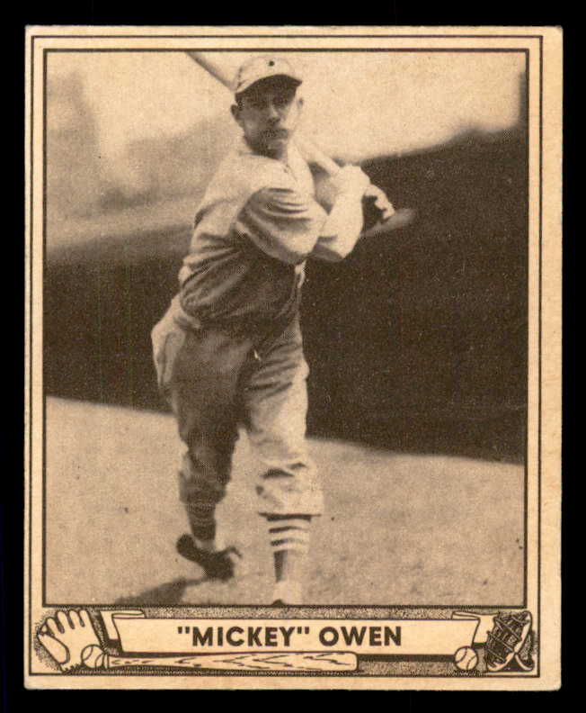 1940 Play Ball #111 Mickey Owen Cardinals VG-EX 533678