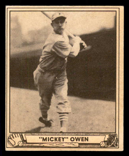 1940 Play Ball #111 Mickey Owen Cardinals VG-EX 533678