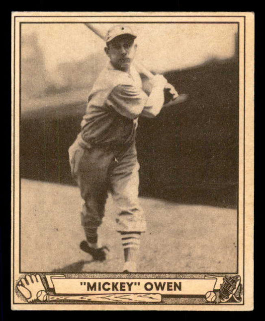1940 Play Ball #111 Mickey Owen Cardinals VG-EX 533678