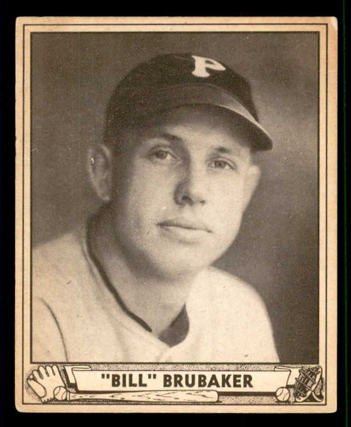 1940 Play Ball #166 Bill Brubaker Pirates VG-EX/EX 533706