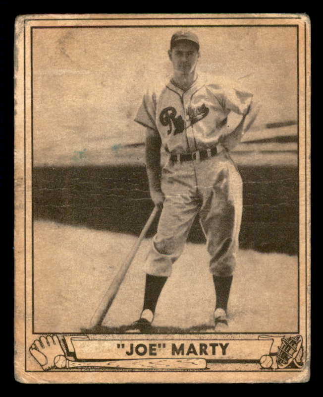 1940 Play Ball #216 Joe Marty Phillies Good 533711