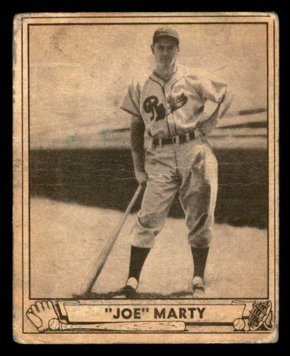 1940 Play Ball #216 Joe Marty Phillies Good 533711