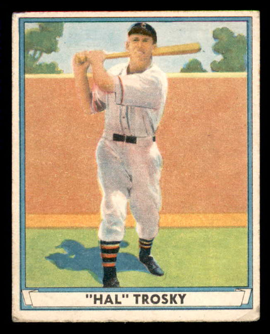 1941 Play Ball #016 Hal Trosky Indians VG/VG-EX 533728