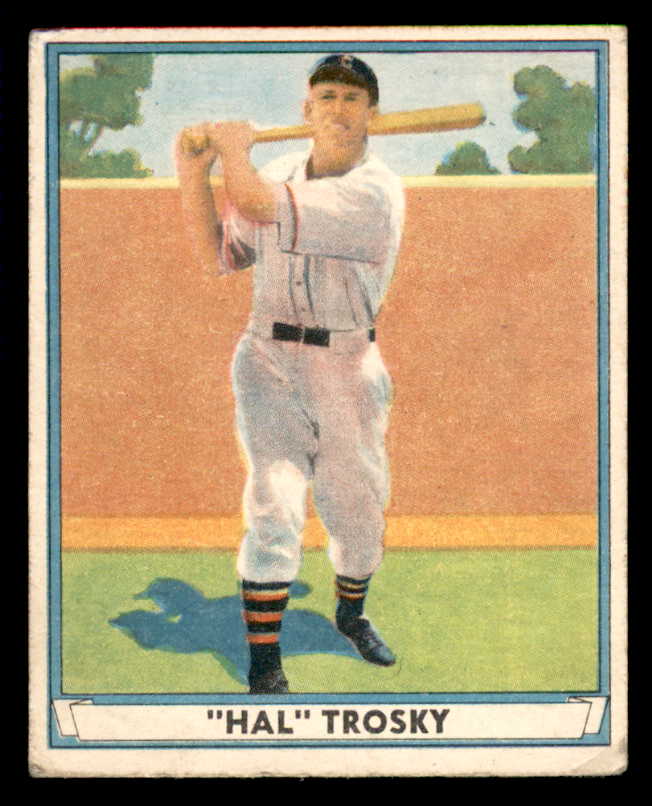 1941 Play Ball #016 Hal Trosky Indians VG/VG-EX 533728