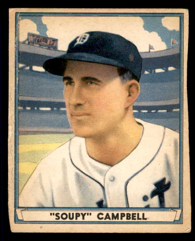 1941 Play Ball #037 Bruce Campbell Tigers Good trimmed 533756