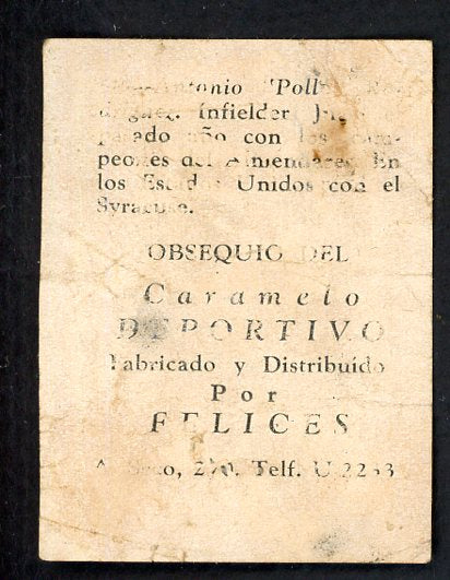1945-46 Caramelo Deportivo #058 Antonio Rodriguez FR-GD 533890