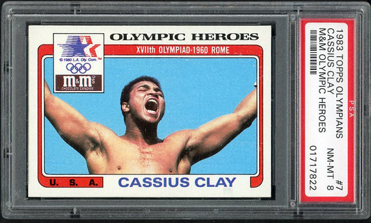 1983 Topps Olympians #007 Cassius Clay Muhammad Ali PSA 8 NM/MT 533927