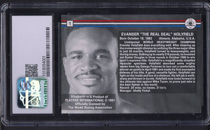 1991 Ringlords #001 Evander Holyfield Boxer CSG 8.5 NM/MT+ 534026