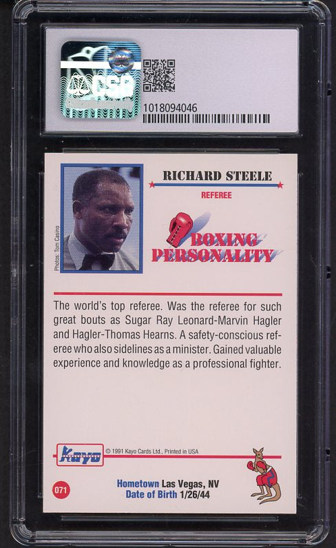 1991 Kayo #071 Richard Steele Referee CSG 7.5 NM+ 534048