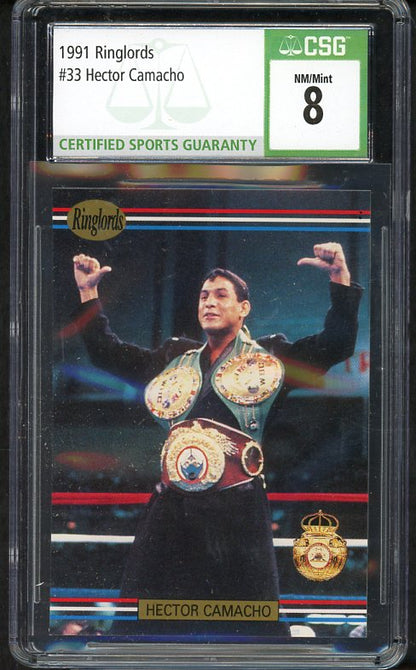 1991 Ringlords #033 Hector Camacho Boxer CSG 8 NM/MT 534049
