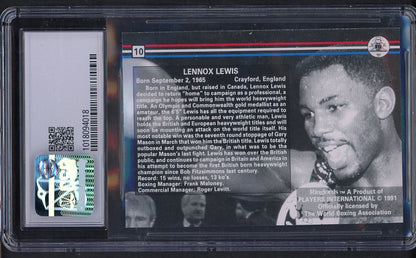 1991 Ringlords #010 Lennox Lewis Boxer CSG 8.5 NM/MT+ 534050