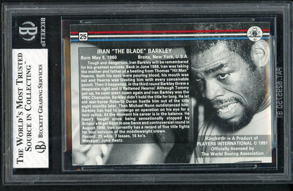 1991 Ringlords #025 Iran Barkley Boxer BVG 7 NM 534067