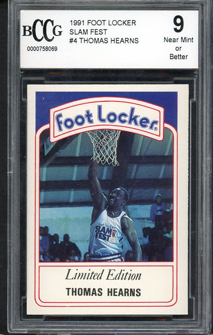1991 Foot Locker Slam Fest #004 Thomas Hearns Boxer BCCG 9 534070
