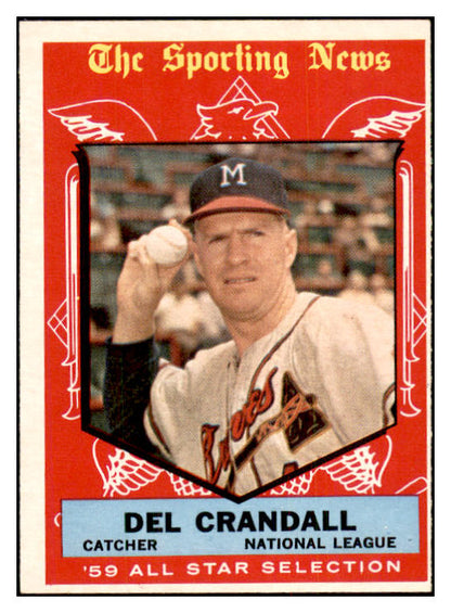 1959 Topps Baseball #567 Del Crandall A.S. Braves EX 534157