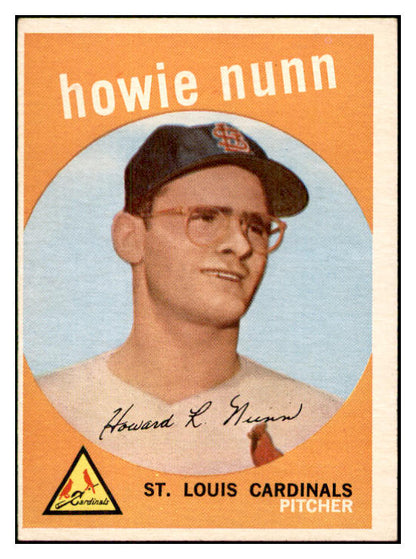 1959 Topps Baseball #549 Howie Nunn Cardinals VG-EX 534230