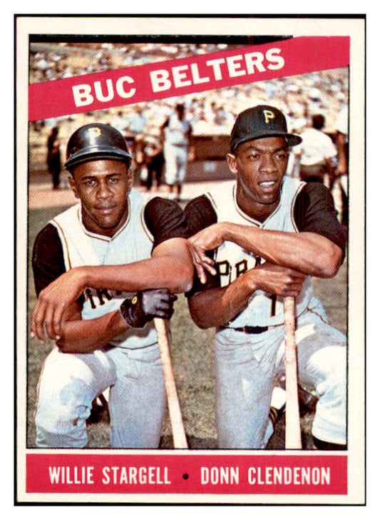 1966 Topps Baseball #099 Willie Stargell Donn Clendenon EX-MT 534309