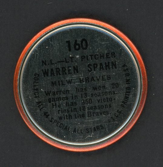 1964 Topps Baseball Coins #160 Warren Spahn A.S. Braves EX-MT 534383