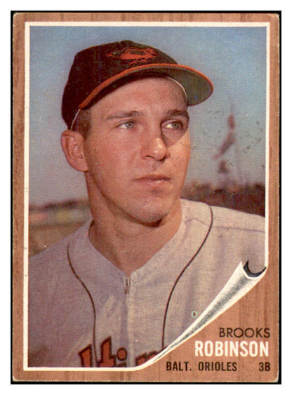 1962 Topps Baseball #045 Brooks Robinson Orioles VG-EX 534462