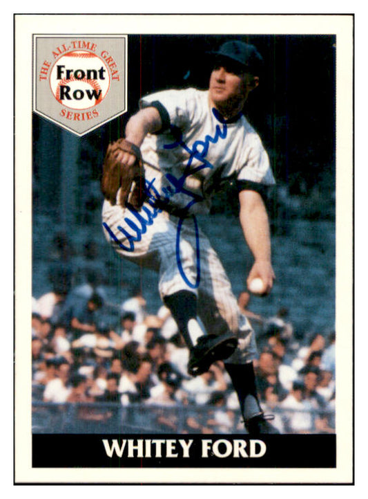 1992 Front Row #003 Whitey Ford Yankees Signed Autographed 534499