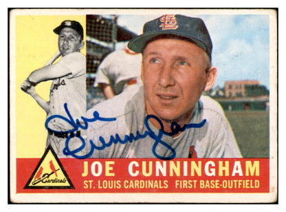 1960 Topps #040 Joe Cunningham Cardinals Signed Autographed 534511