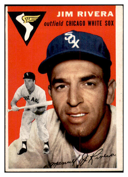1954 Topps Baseball #034 Jim Rivera White Sox EX-MT 534681