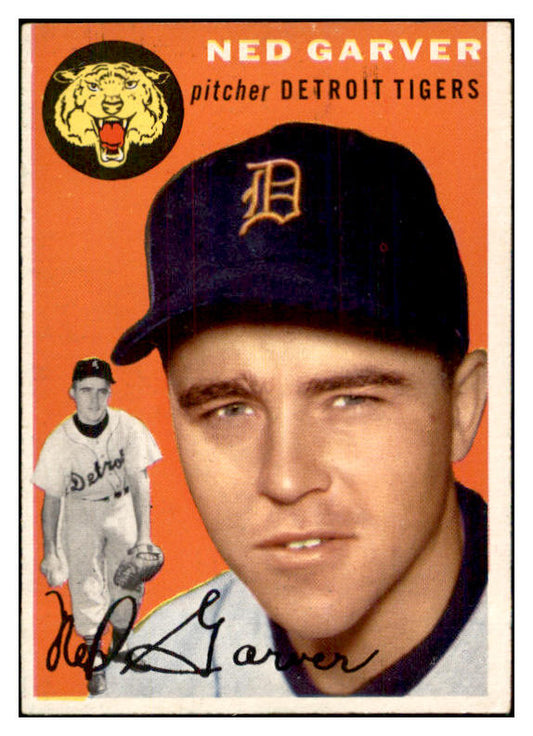 1954 Topps Baseball #044 Ned Garver Tigers EX 534686