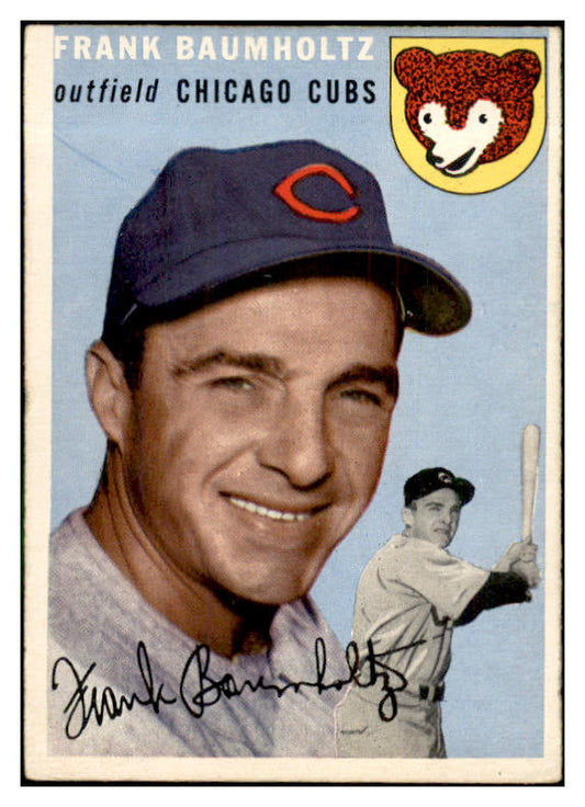 1954 Topps Baseball #060 Frank Baumholtz Cubs EX 534698