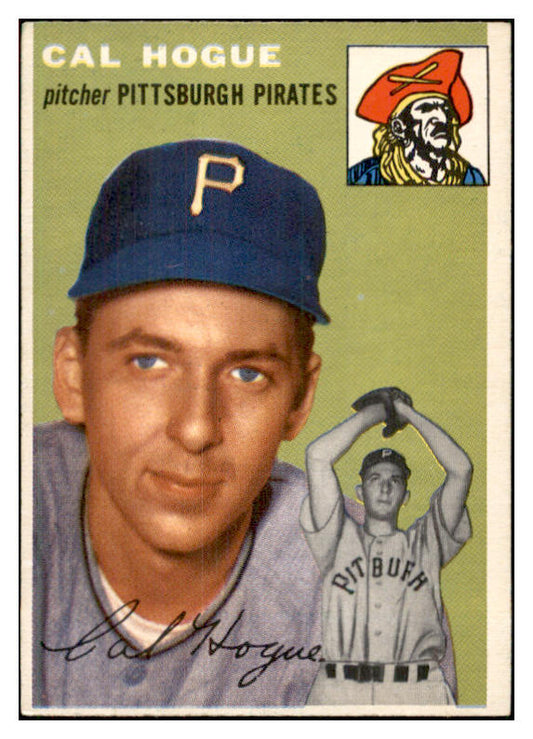 1954 Topps Baseball #134 Cal Hogue Pirates EX-MT 534758