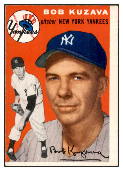 1954 Topps Baseball #230 Bob Kuzava Yankees EX 534810