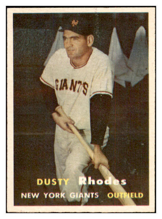 1957 Topps Baseball #061 Dusty Rhodes Giants NR-MT 534867