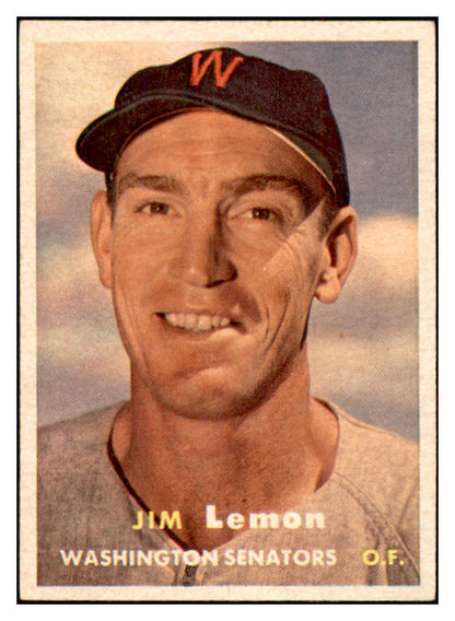 1957 Topps Baseball #057 Jim Lemon Senators EX-MT 534950
