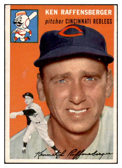 1954 Topps Baseball #046 Ken Raffensberger Reds EX-MT 534980