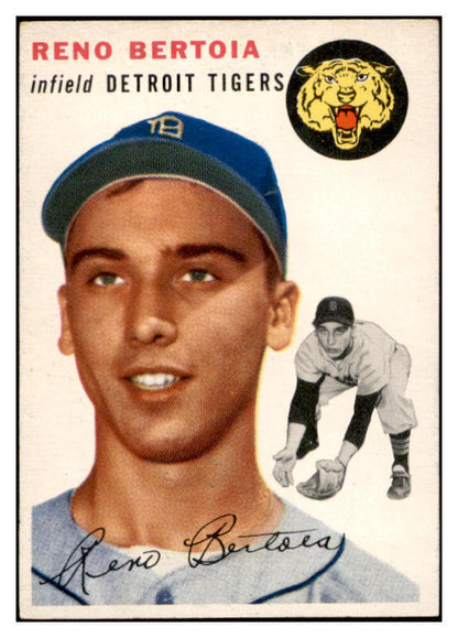 1954 Topps Baseball #131 Reno Bertoia Tigers EX-MT 535006