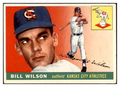 1955 Topps Baseball #086 Bill Wilson A's EX-MT 535063