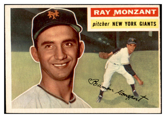 1956 Topps Baseball #264 Ray Monzant Giants EX-MT 535292