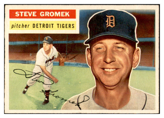 1956 Topps Baseball #310 Steve Gromek Tigers EX-MT 535354