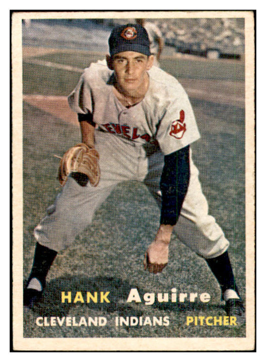 1957 Topps Baseball #096 Hank Aguirre Indians EX-MT 535429