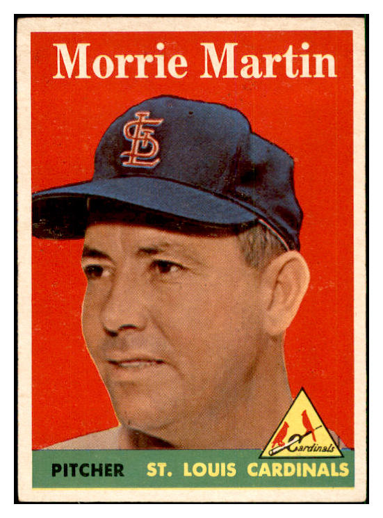 1958 Topps Baseball #053 Morrie Martin Cardinals EX-MT 535583