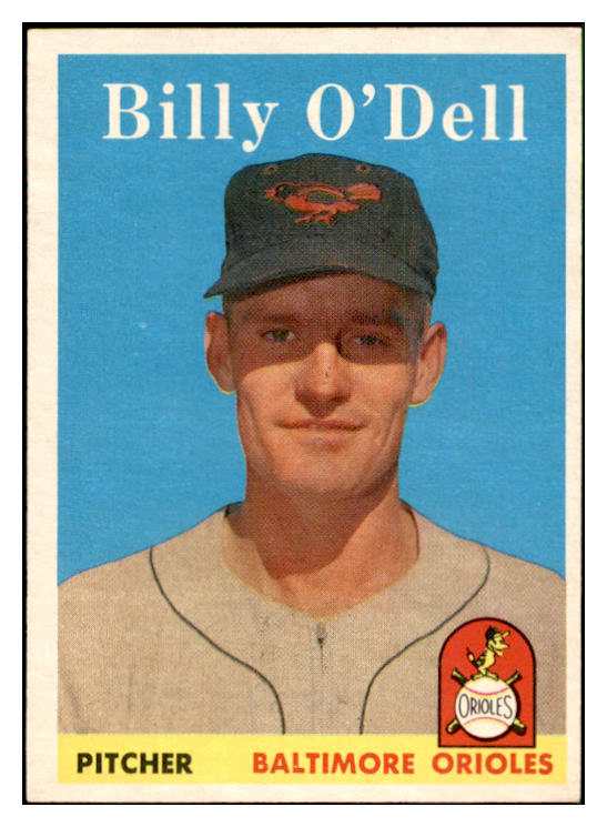 1958 Topps Baseball #084 Billy O'Dell Orioles EX-MT 535625