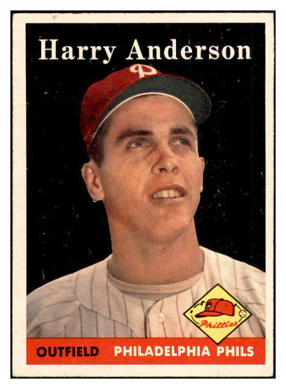 1958 Topps Baseball #171 Harry Anderson Phillies EX-MT 535728