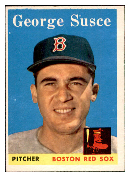 1958 Topps Baseball #189 George Susce Red Sox EX-MT 535751