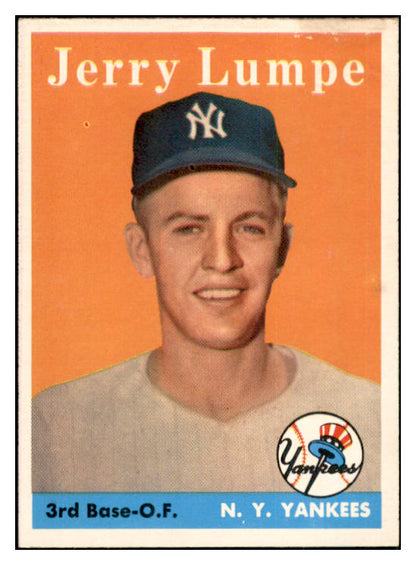 1958 Topps Baseball #193 Jerry Lumpe Yankees EX-MT 535756